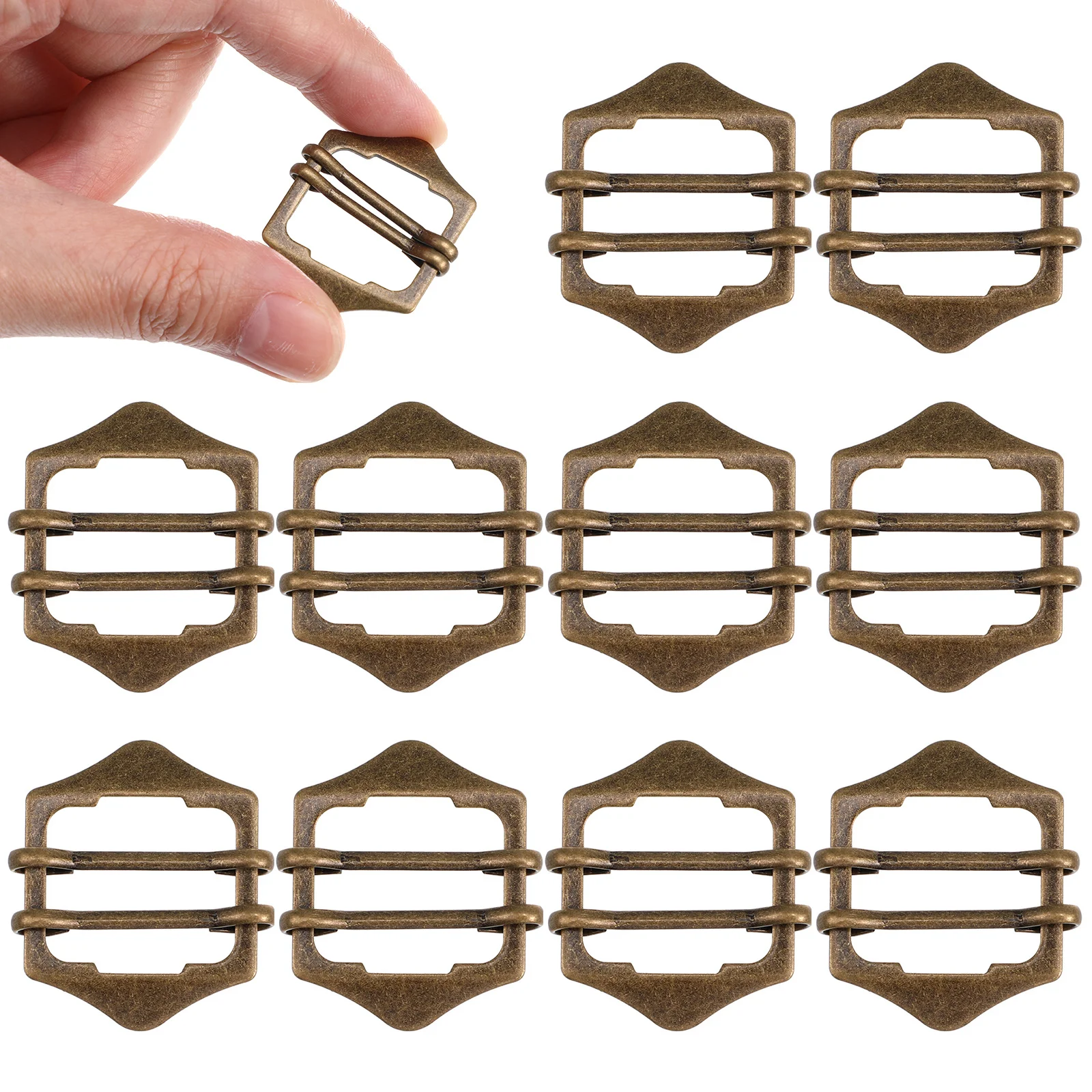 10 قطعة أبازيم نحاسية لسترة البدلة حزام خصر قابل للتعديل أبازيم معدنية إكسسوارات الملابس أزرار زخرفية