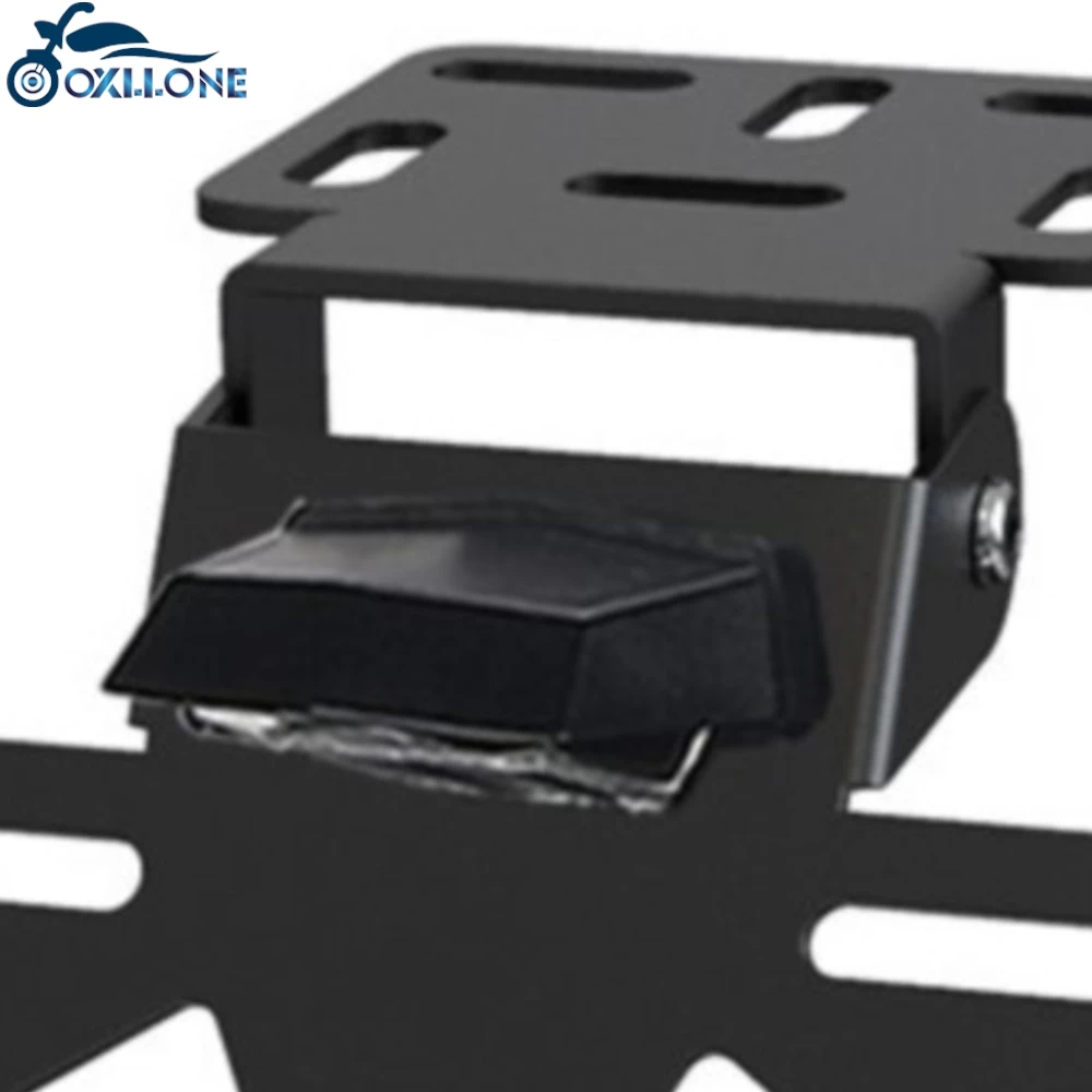 

NEW Motorcycle Adjustable Angle License Number Plate Frame Holder Bracket Fit For Yamaha Yzf R1 R3 R6 R15 R25 Fz6 Mt-07 Mt 07