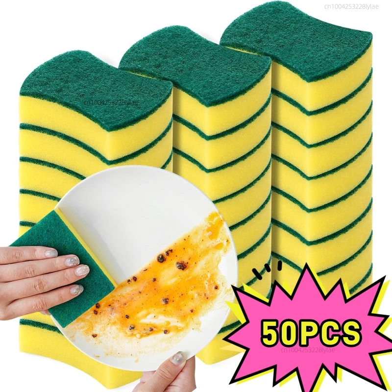 Esponjas de Limpieza Altamente Absorbentes, Esponja Mágica para Lavar Platos, Elimina Manchas de Óxido, Cepillo para Limpiar Grasa de Cocina, Herramientas para el Hogar