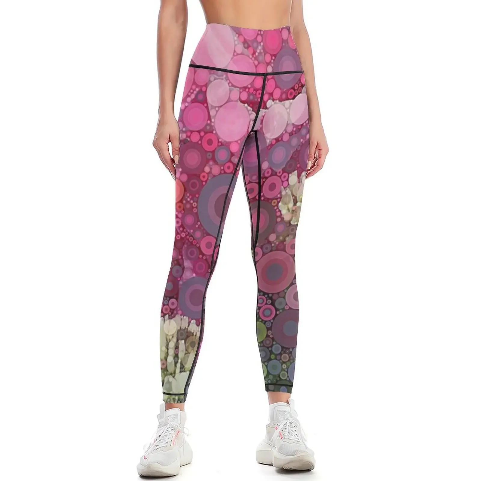 

Summer Abstract Leggings gym's clothing gym top Women's fitness push up fitness Womens Leggings