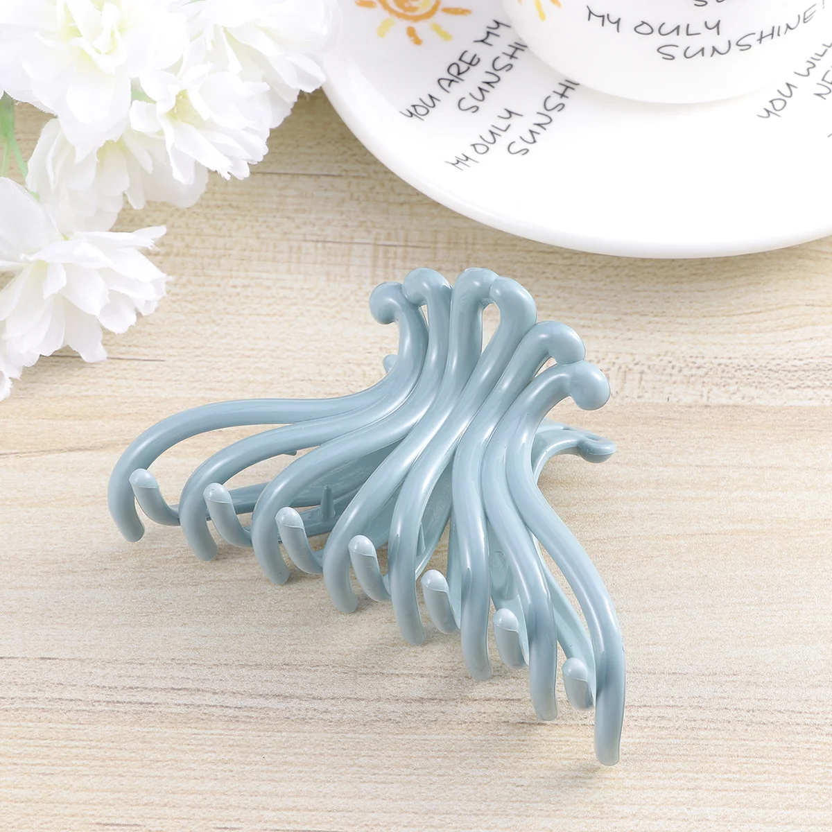 

Non-slip Hair Clip Clamp Women Clips Japanese and Korean Light Blue Jaw Claw Engagement