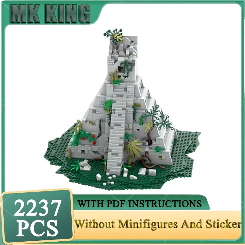 

Medieval Castle Model Moc Building Blocks Maya Temple Model Technology Bricks DIY Assembly Magical Ancient Street View Toys Gift