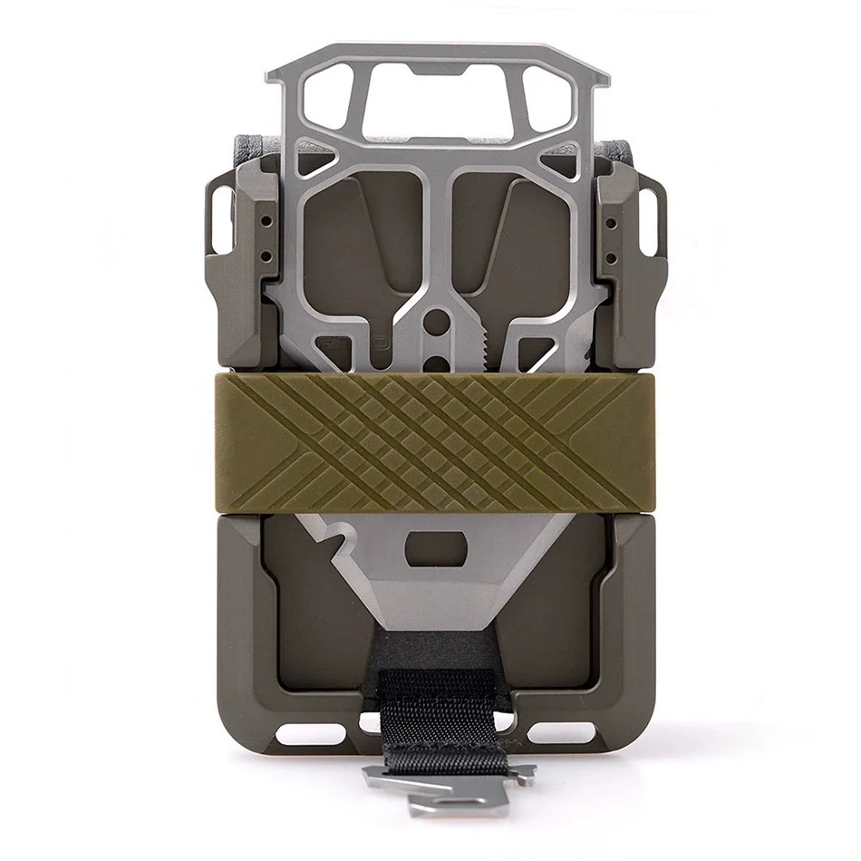 새로운 다기능 EDC 스테인레스 스틸 전술 도구 휴대용 야외 캠핑 및 생존 도구 슈퍼 실용적인 창조적 인 선물