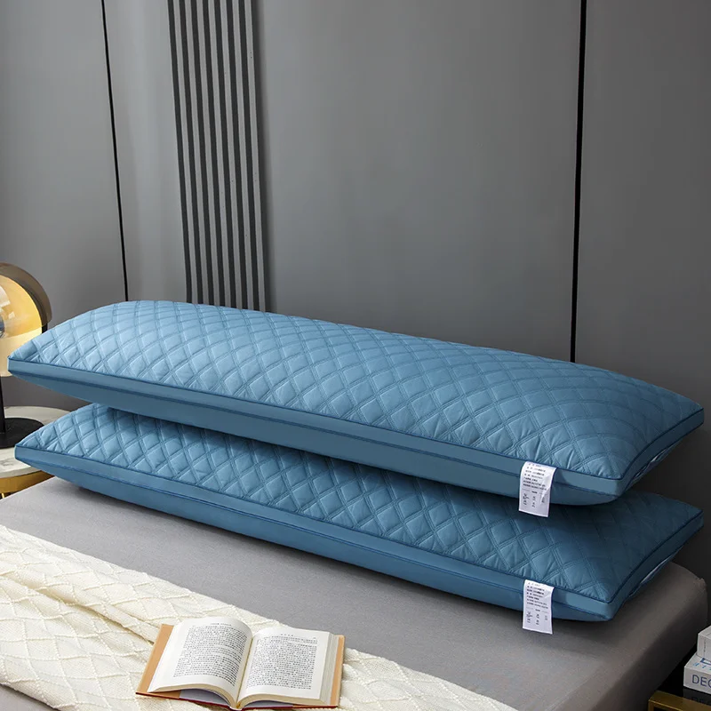 1pc Blue Pillow Core Long Pillows for Home Bed Sleeping Pillow 48x100/48x120/48x150/48x180cm Double Pillows Almohada