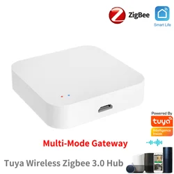 Gateway hub wireless Tuya Zigbee per l'automazione domestica intelligente per dispositivi Zigbee tramite Smart Life Funziona con Alexa Google Home