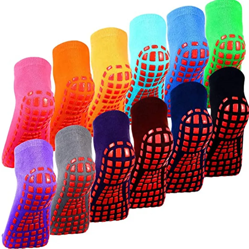 Women Yoga Cute Elasticity Socks,Silicone Non-Slip Floor Socks,Cotton,Breathable,Sport ,Boy Girl Trampoline,Early Education