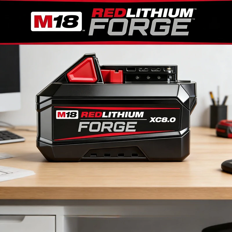 

For Milwaukee Tools M18FB8 8.0Ah Rechargeable Battery+Dual Charger 2026 Milwaukee M18 18V 8000mAh Li-ion Replacement Battery
