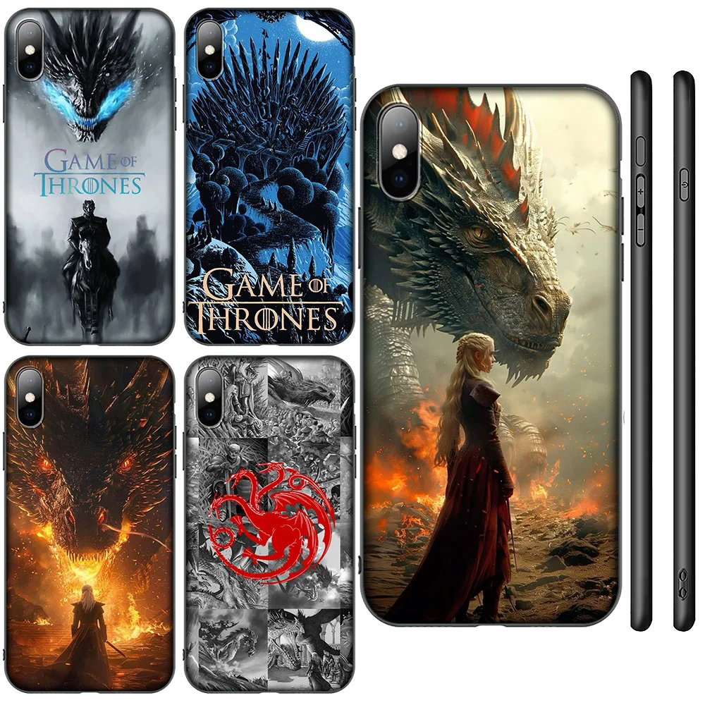 F-52 Dragon Mother Thrones New Phone Case for Xiaomi Redmi Note 11 11s 10 10s 9 9s 10t 8T 8 7 6 Pro Max