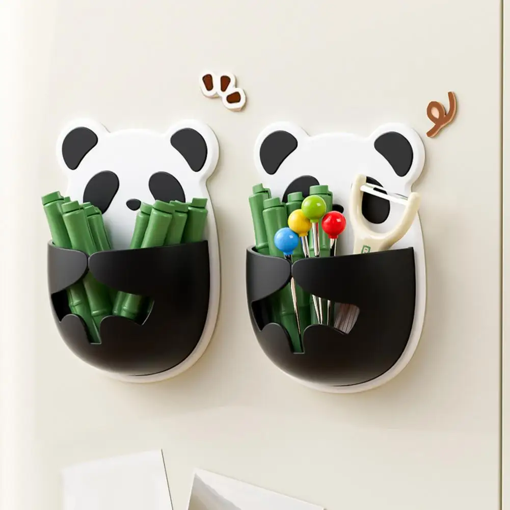 Strong Magnetic Clips Panda Refrigerator Magnets Sealing Clips Strong Magnetic Organizer for Kitchen Storage Cute Animal Design