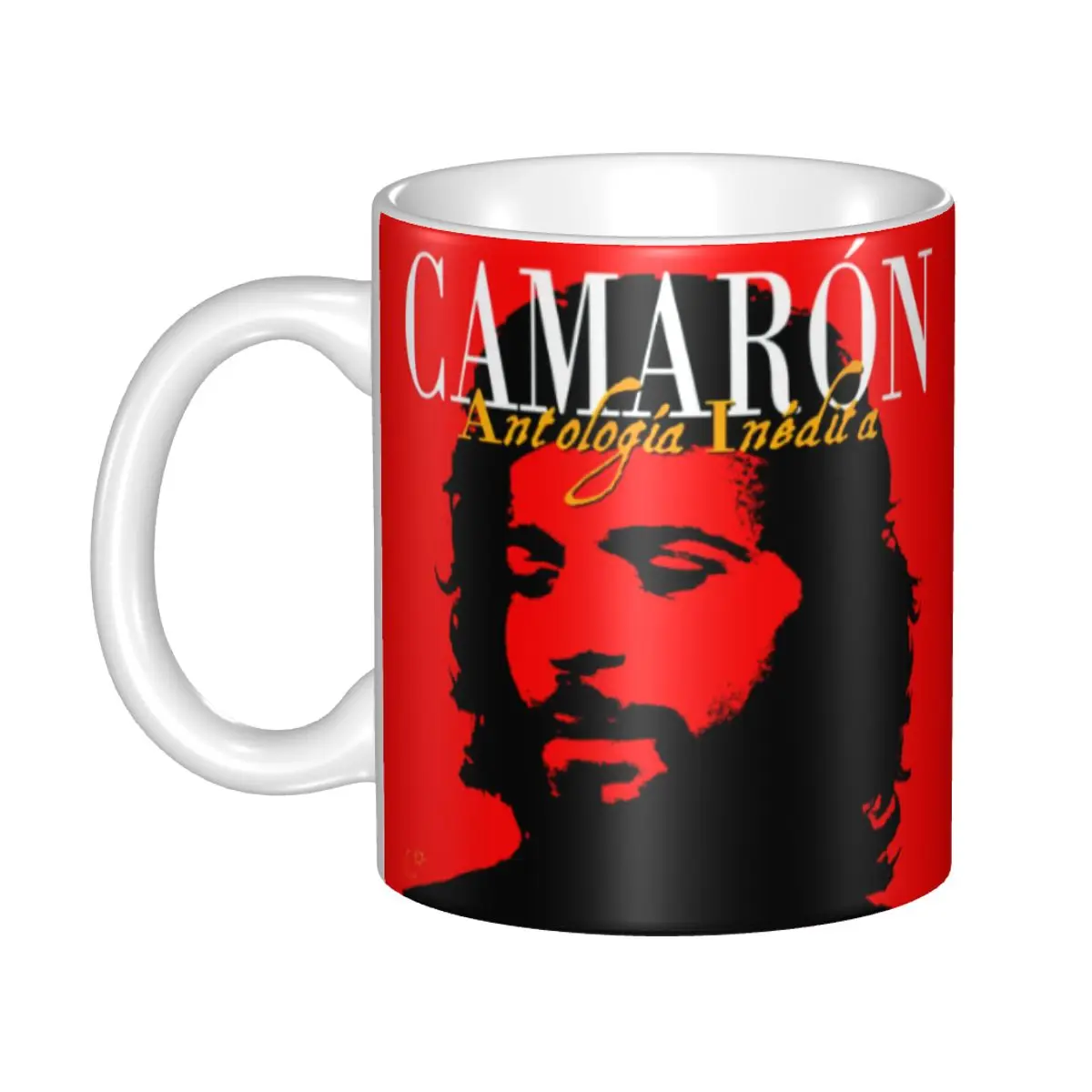 

DIY Flamenco Singer Camaron De La Isla Ceramic Mug Customized Coffee Cups Creative Gift