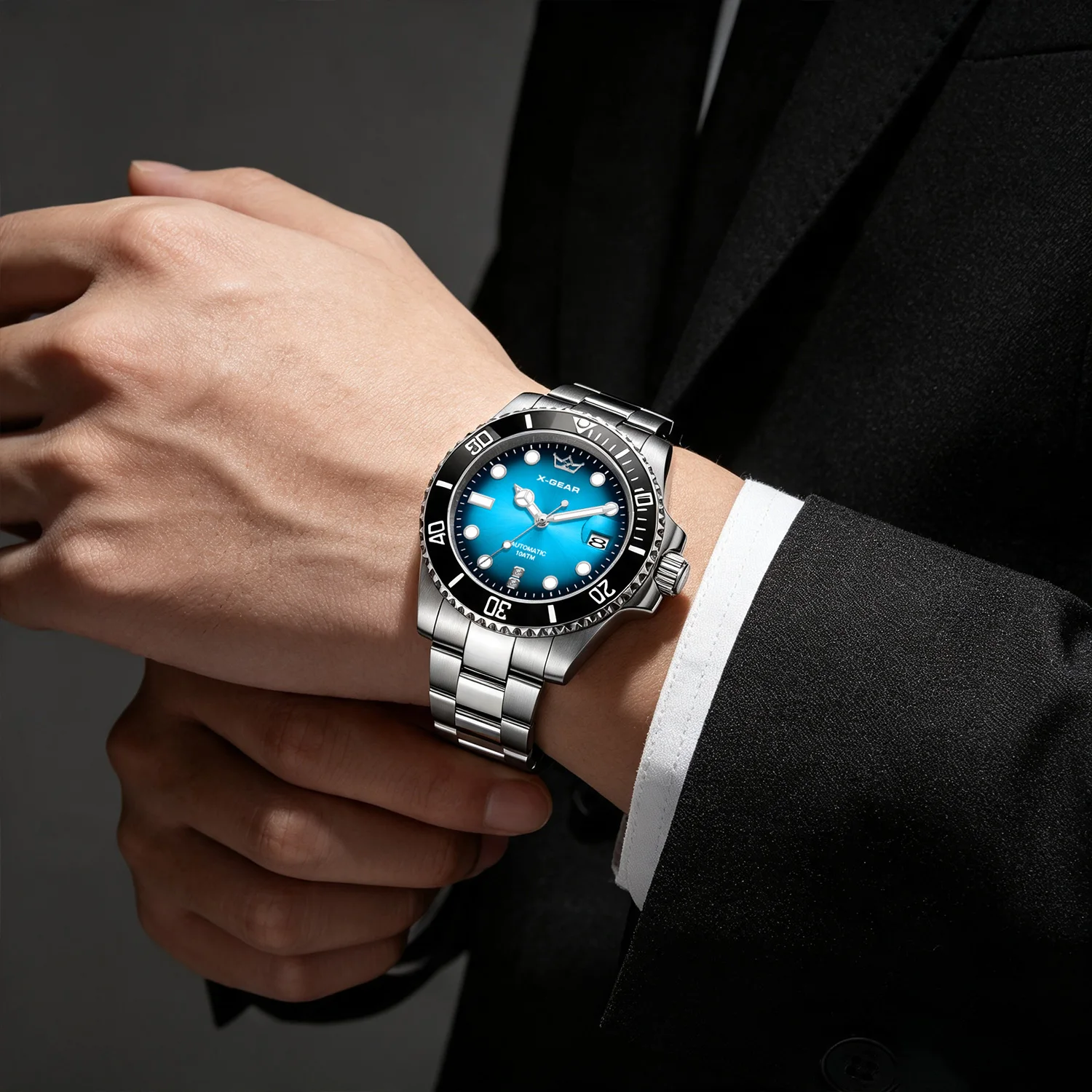 2026 New Arrival Men's Automatic Diver Watch Ceramic Bezel Stainless Steel Waterproof Luminous Mechanical Wristwatch Hot Sale