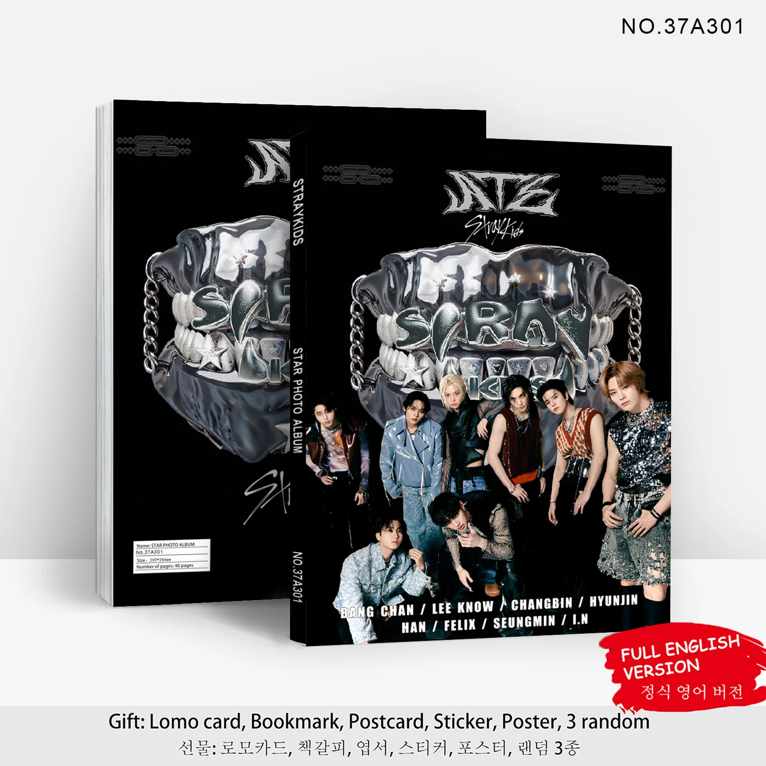 

80P Stray Kids SKZoo Pop Celebrity Group Idol Magazine Photo Album Collection Fan Collection Gifts