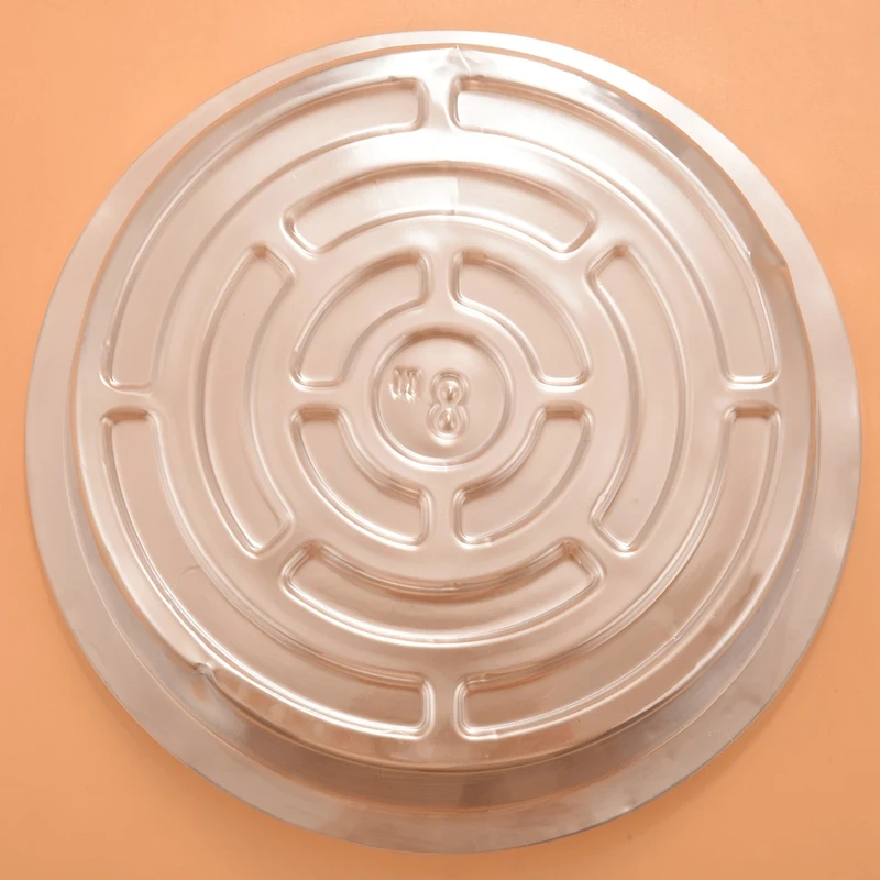 صواني تقطير بلاستيكية شفافة للنباتات الداخلية والخارجية ، صحن لعقد زهور عصارية ، وعاء زرع ، 8 بوصة ، 10 ~