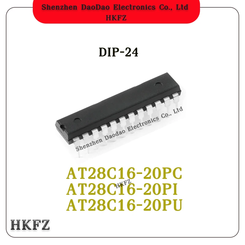 

AT28C16-20PC AT28C16-20PI AT28C16-20PU DIP-24 Memory IC chip new original