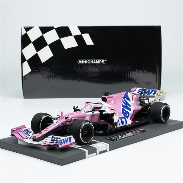 MINICHAMPS 1:18 2020 F1 BWT RACING POINT F1 TEAM MB RP20 WINNER SAKHIR GP # 11 SERGIO PEREZ Resin Model Car