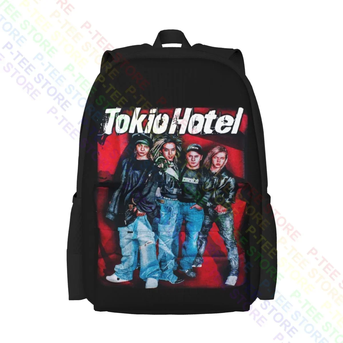 

00S Tokio Hotel Large Capacity Backpack Bookbag New Style Storage Bag Riding Backpack