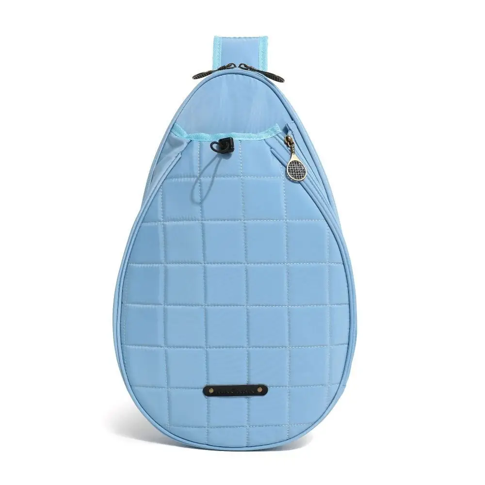 Large Capacity Tennis Crossbody Backpack Waterproof Adjustable Strap Lightweight Sling Bag Professional Zipper Closure