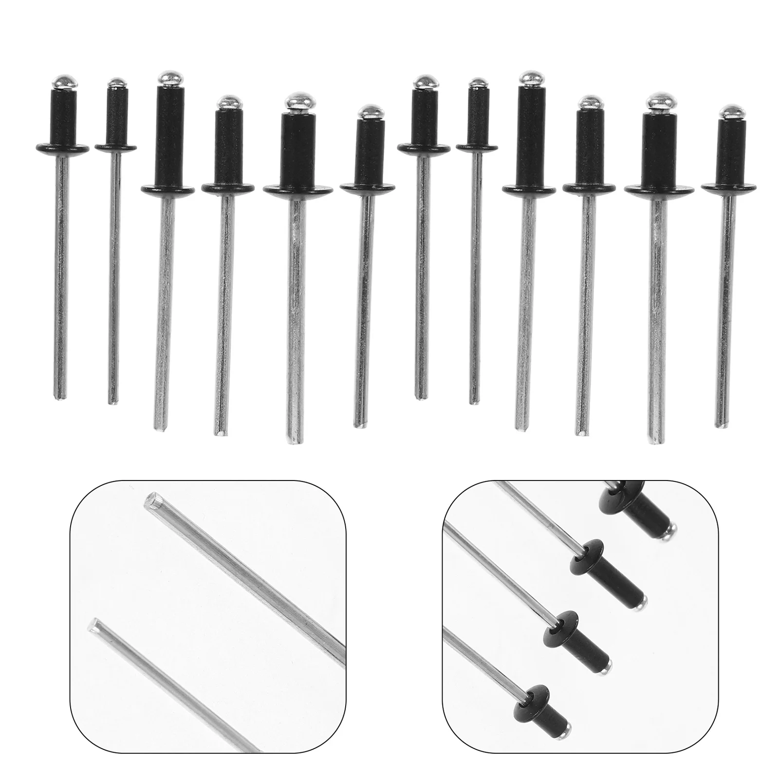 Рисунок 2 - черные фланцевые глухие заклепки