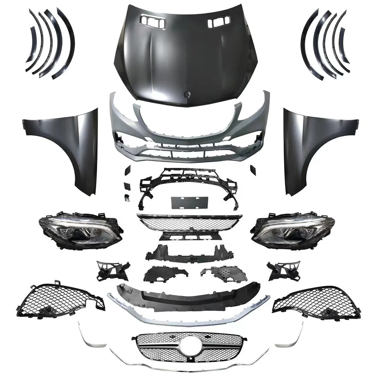 

GLS63 Body Kits for Mercedes benz GL X166 Change to GLS63 Bodykit