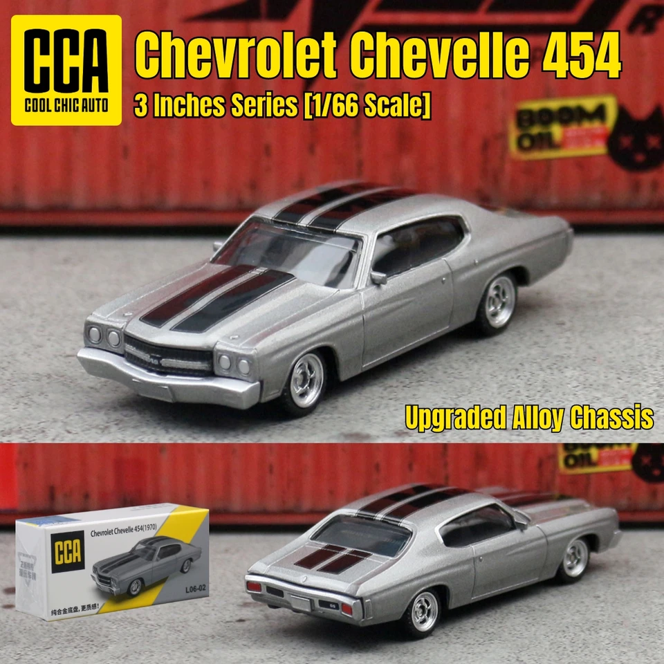 1/66 Chevrolet Chevelle 454 Miniature Model CCA 1:64 3