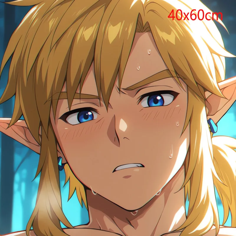Dakimakura Link Anime 2WAY 40X60cm Body Pillow Cover Sofa Cushion Double-side Print Throw Pillow Case