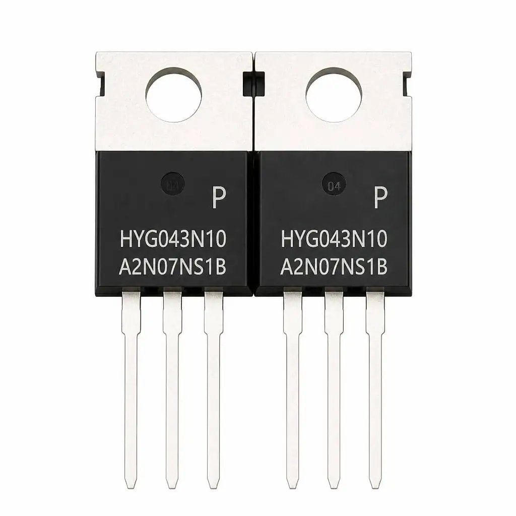 (10 pcs) HYG043N10NS2P TO-220FB-3L G043N10 - N-Channel MOSFET 100V 164A 3.5mΩ