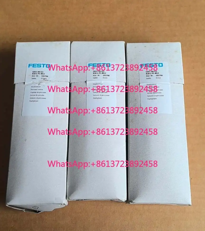 The new FESTO pressure sensor is here! SDE1-D6-G2-R18-L-P1-M12 192766