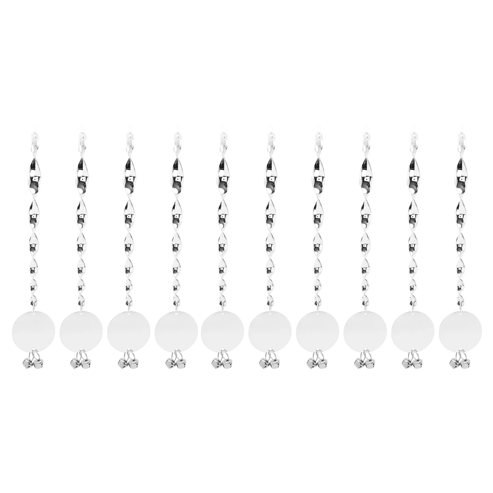 

10pcs reflective Rotating Scare Rods With Bells Bird Repelling Sticks Wind Twisting Rods For Birds Garden Orchard Supplies
