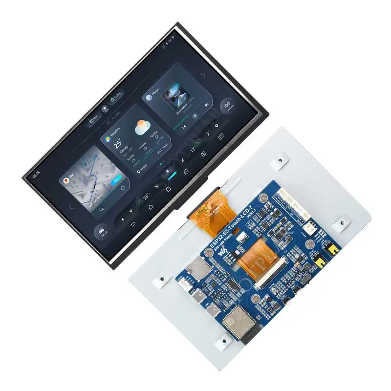 ESP32 S3 7 inch capacitive touch screen development board WiFi Bluetooth CAN sensor RS485
