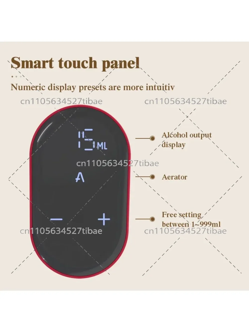 Factory price 2025 New Products Arrivals Ideas Unique Decanter Quantitative Wine Dispenser