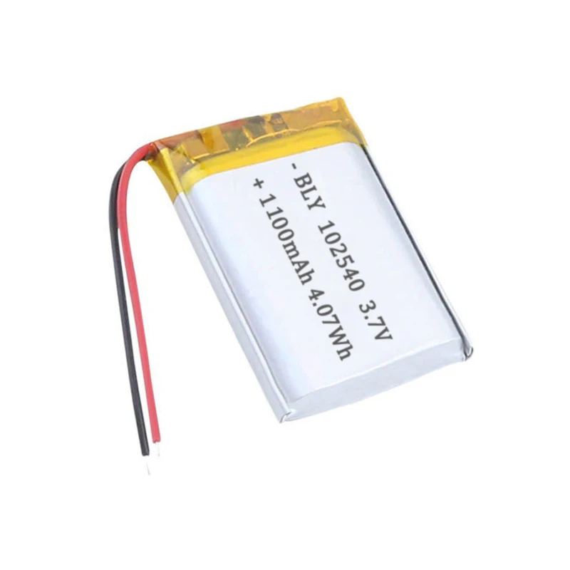 3.7V 1100mAh 102540 Bateria litowo-polimerowa Bateria litowo-jonowa do power banku GPS 100% rzeczywista pojemność — zdjęcie produktu 3