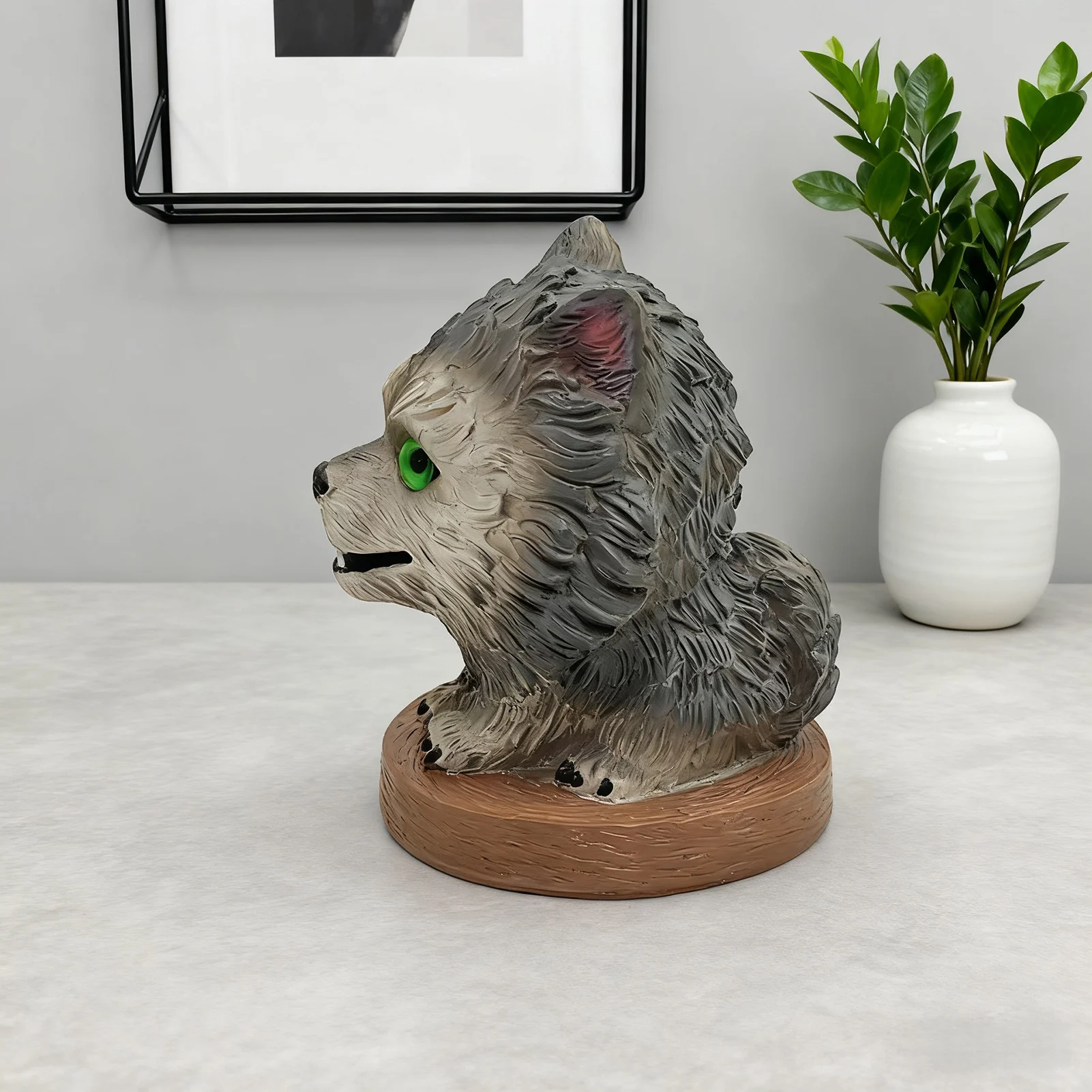 

Desktop Decorative Ornaments CartoonHusky Resin Sculpture For Desk Teapoy Entrance Cabinet Fireplace Home Decoration Ornament