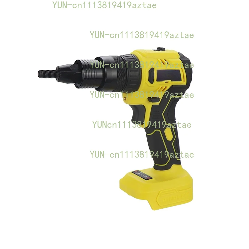 KF8026 21V Cordless Brushless Rivet Nut Gun, Rechargeable Electric Pull Nut Tool, Compatible M3 M4 M5 M6 M8 M10 Rivet Nuts