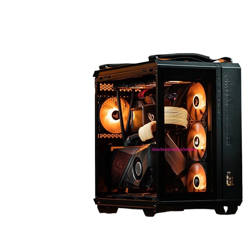 

Gt502 240/360 Water-Cooled Sea View Room Double-Sided Transparent Glass Back Plug Chassis Unbounded Version