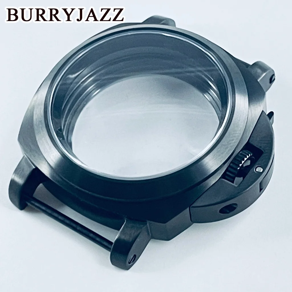 BURRYJAZZ 40mm Fit NH34 NH35 NH36 NH37 NH38 NH39 NH70 NH72 Movement Silver Black RoseGold Watch Case Waterproof Sapphire Glass