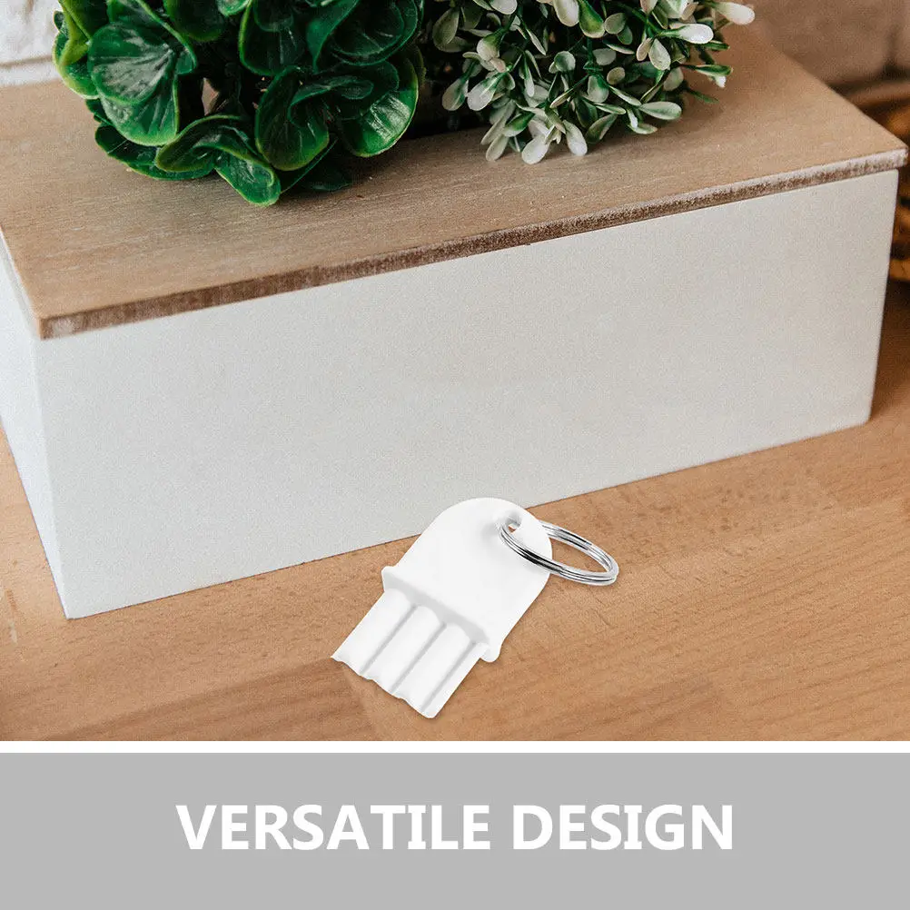 1Set Universal Toilet Paper Dispenser Key Plastic Set for Commercial Paper Towel Dispenser Replacement Easy Use