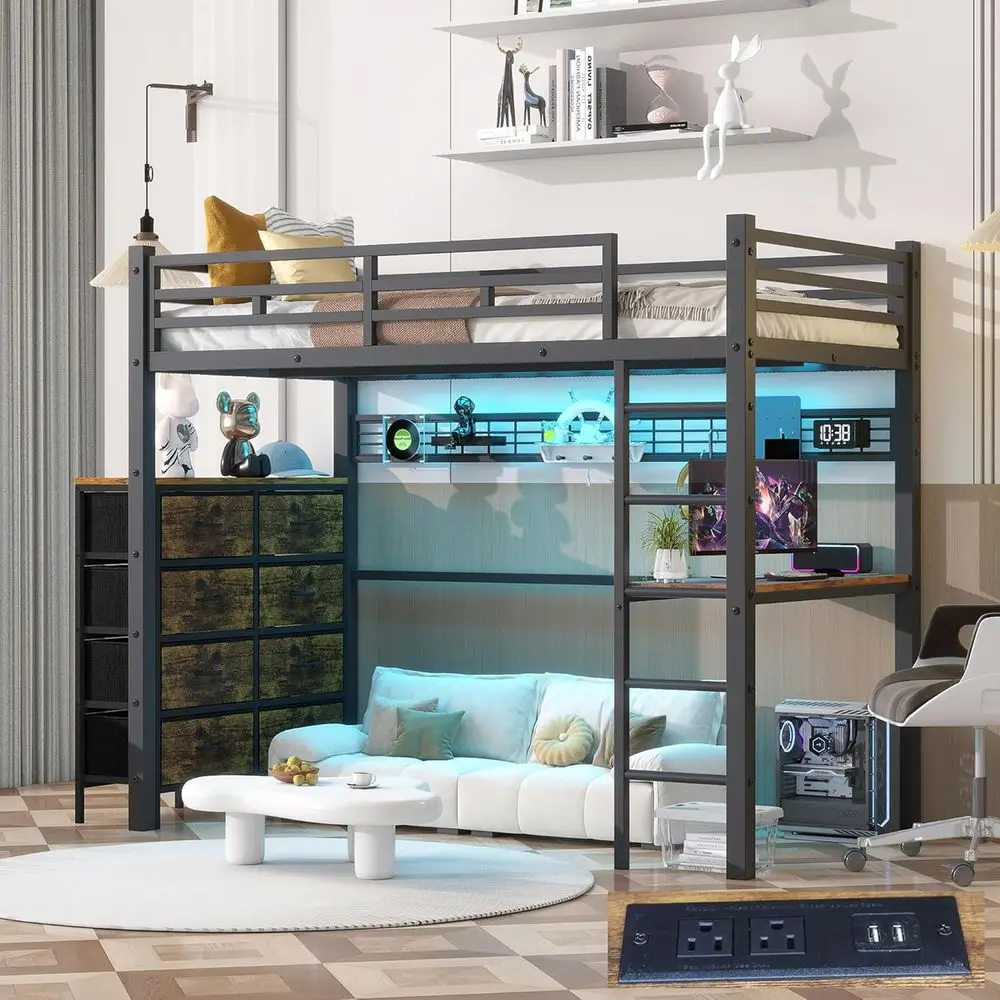 Twin Loft Bed With …