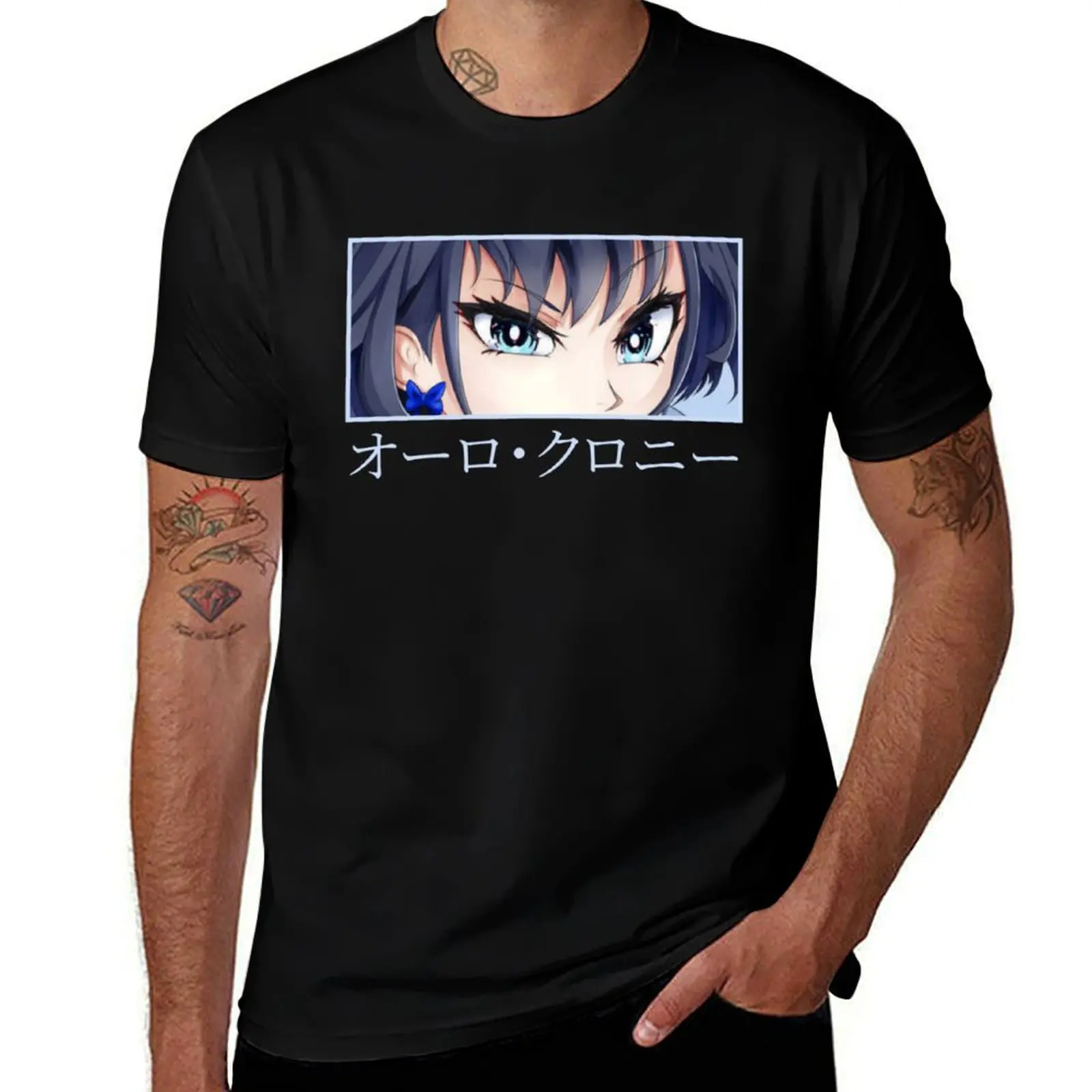 

kronii hololive T-Shirt Anime t-shirt funny shirt cotton rapper graphic tees tshirts personalised mens graphic t-shirts anime