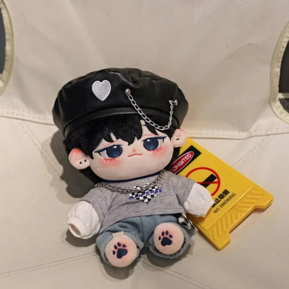 1Set 20cm Plush Doll Clothes Leisure School Uniform Set Dolls Accessories Idol Dolls Sitting Party Game Gift DIY Toys