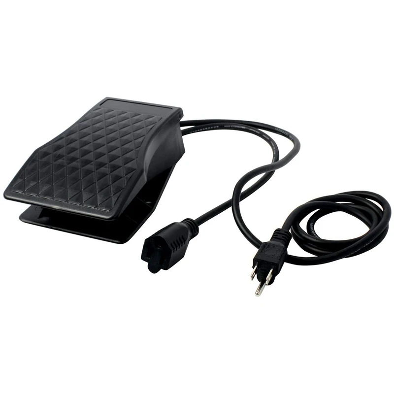 

5X Flex Shaft Motor Foot Control Pedal Replacement Electric For Rotary Tool Variable Speed With Rubber Surface US Plug