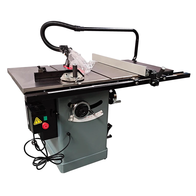 LIVTER 10 inch Cabinet Table Saw Electrical Sliding Saw Machine with Internal and External Vacuum