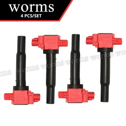 Worms Racing Ignition Coil High Performance 4Pcs Set For Suzuki Swift IV V Sx4 S-Cross K12B K12C K14C 33400-81P00