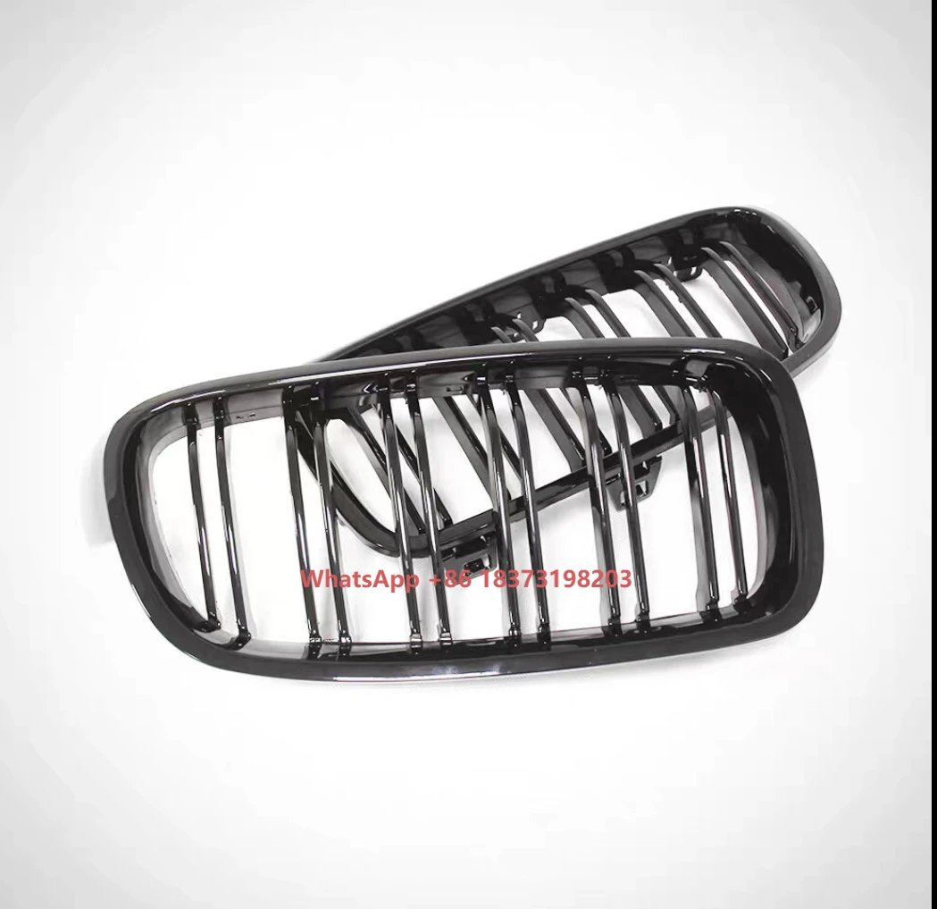 

Решетка переднего бампера автомобиля из углеродного волокна для F30 F31 F35 2013-2018, передняя решетка автомобиля с двойными планками