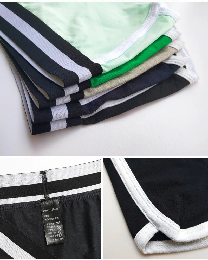 New men\'s underwear trendy boxer briefs personalized breathable and comfortable mid-waist boxer shorts