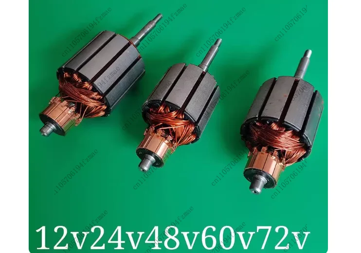 Accessories Submersible Pump Rotor DC Parts 12V 24V 48V 60V 72V Dual-use Universal 1, 2inch Copper Wire Motor