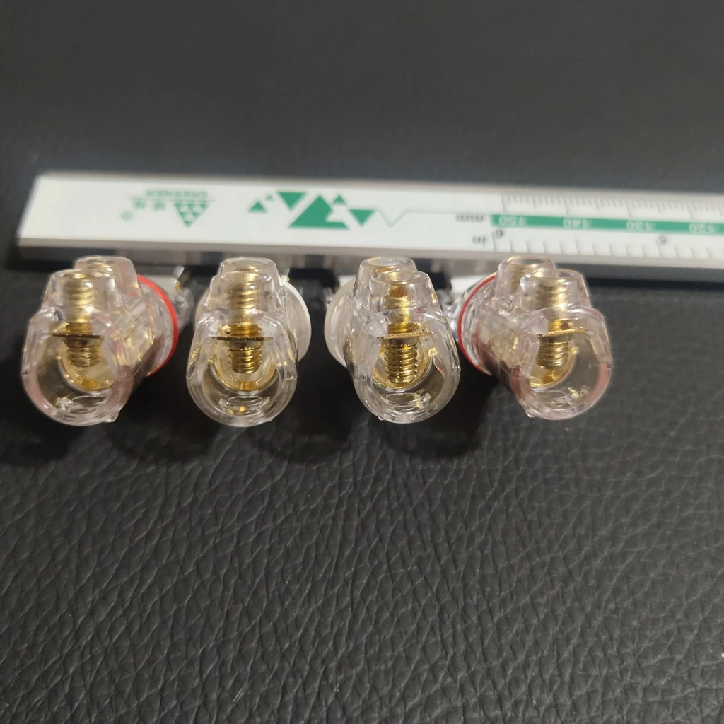 Oryginalna WBT bez lutowania plug d/U szpadla pozłacana wtyczka bananowa Audio BFA Hifi 4mm dla kabel głośnikowy Adapter złącza 4 sztuk/zestaw