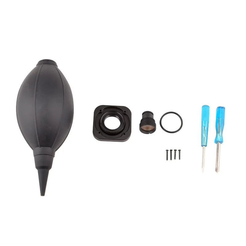 Hero 9 10 11 12 13 Lens Upgrade Kit 12mm Focus Lens 4K Sensor Ready M12 0.35mm Thread Includes Screws Seal Ring Repair Tools