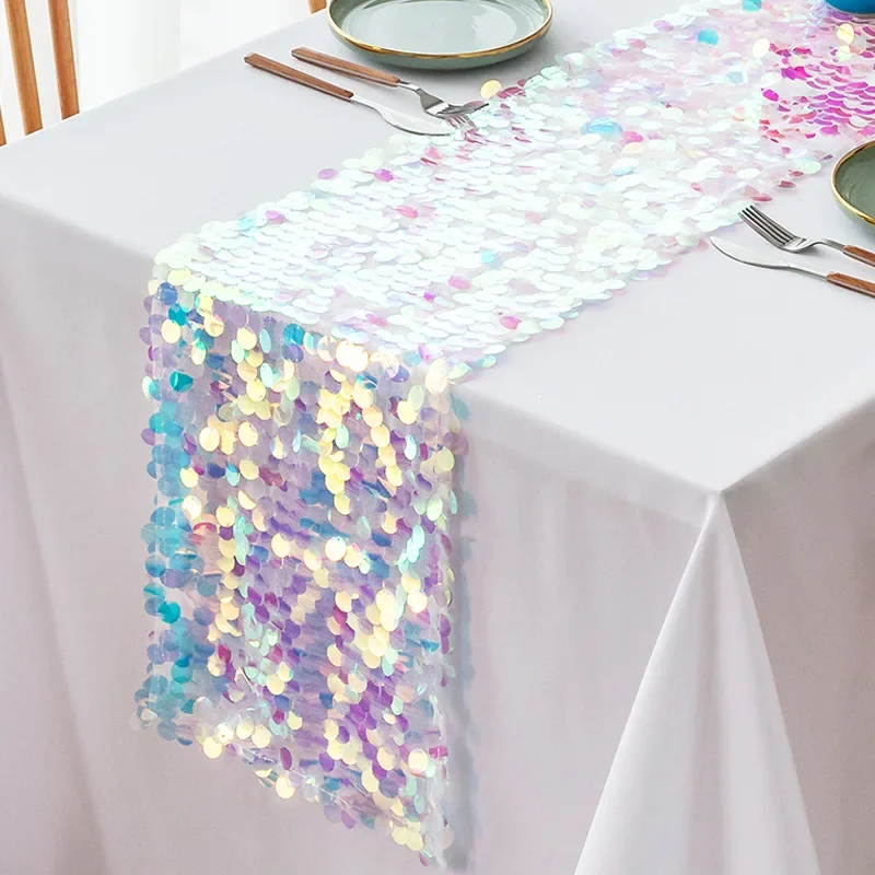 

Sparkle Kitchen Dining Table Runner for Holiday Farmhouse Home Party Decor Table Runner 2025 New Glitter Sequins Table Runner