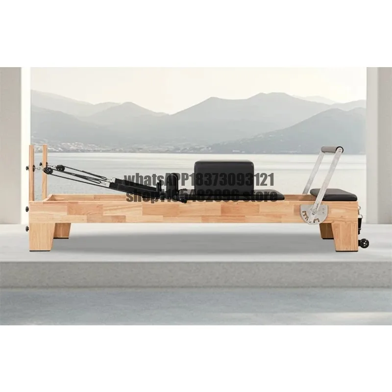 Pilates large equipment core bed five-piece set, wooden yoga studio