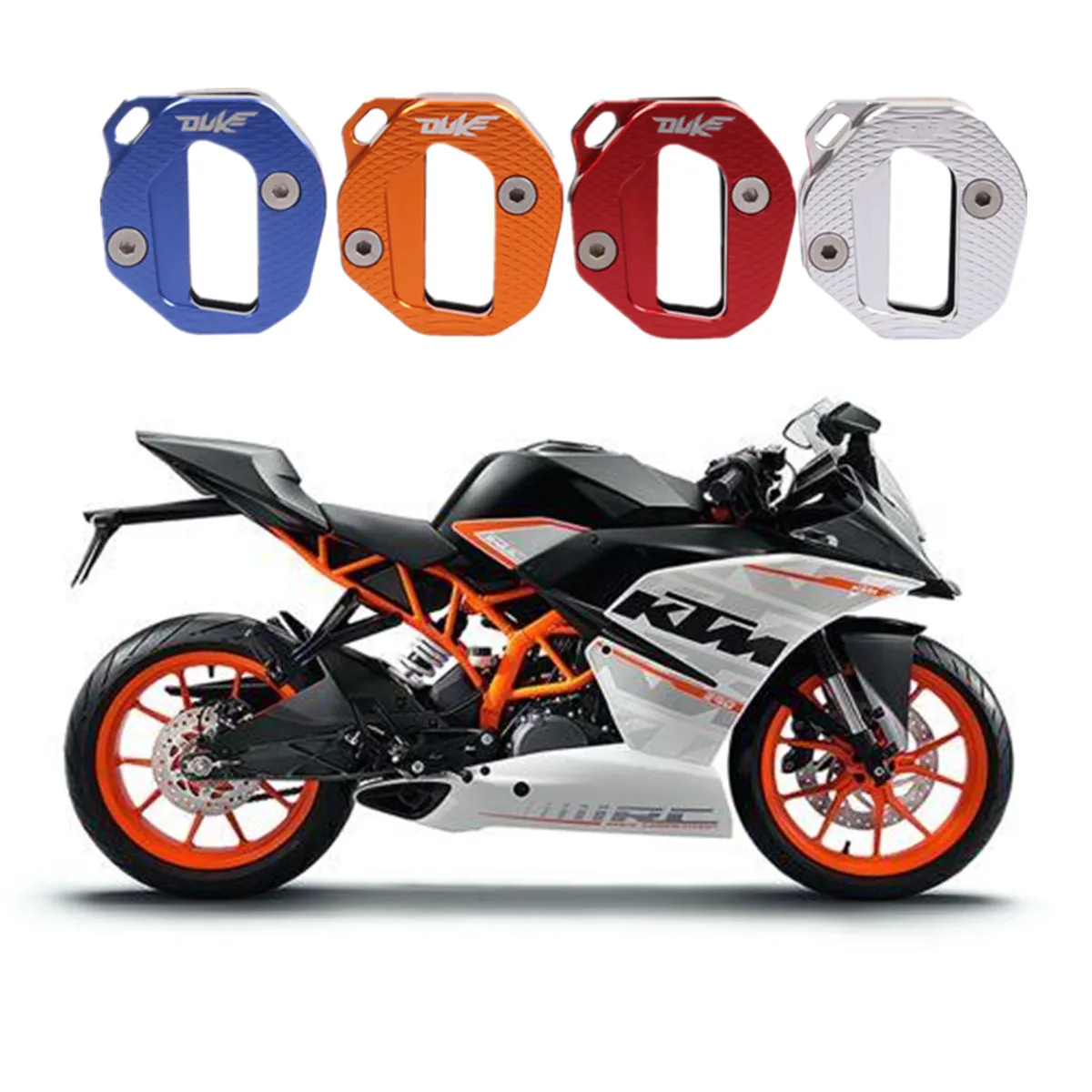 Motorcycle Duke RC390 CNC Key Shell Case for KTM Duke DUKE200/250/390 RC390 Motorcycle Tuning Accessories Decoration